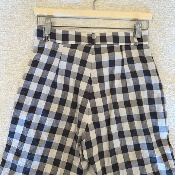 Aniela Parys Enoke Trousers Size Small Checkered Crop Pants - Picture 5 of 12